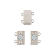 " Zlatka" Замок магнитный FMK- M04 14 х 10. 6 мм 2 шт 01 под серебро