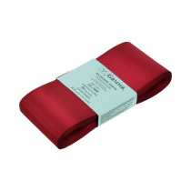 Лента атласная 50 мм ( 2 ") "Gamma" ФАСОВКА 5.4 м №135 бордовый