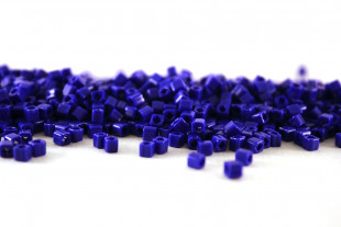 Бисер Япония "TOHO" CUBE 3 мм 5 г №0048 яр.синий