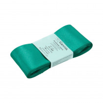 Лента атласная 50 мм ( 2 ") "Gamma" ФАСОВКА 5.4 м №016 изумруд