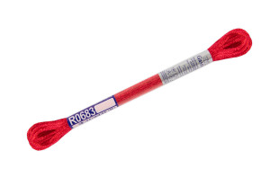 Нитки для вышивания " Gamma" мулине 100% вискоза 8 м R0683 красный