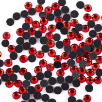 Страз клеевой " Zlatka" RS/ 144 SS10 2. 7 - 2. 9 мм акрил 144 шт в пакете с еврослотом 033+ св. красный ( lt siam) 